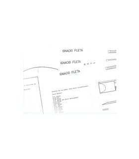 Ignacio Fleta bouwtekening
