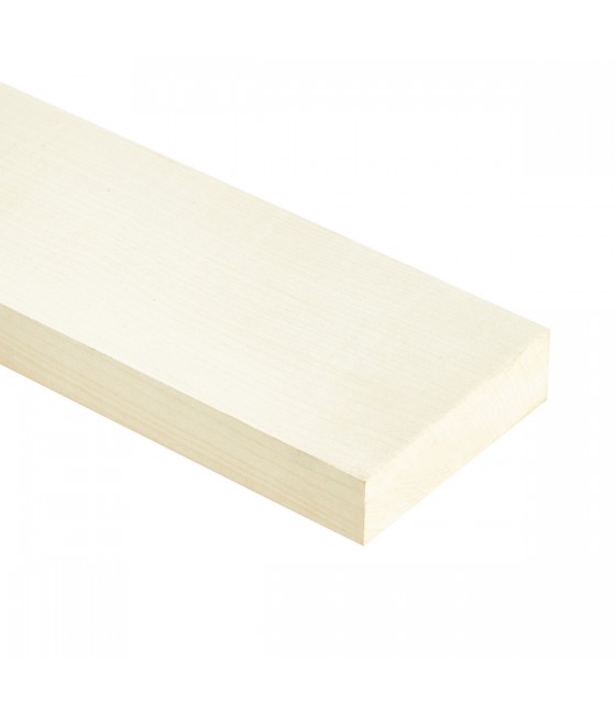 Onafgewerkt Maple neck for "neck trough" guitar 1100x80x50mm