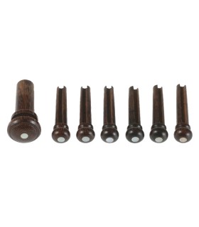Bridgepins set Indian Rosewood met eindknop