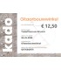 Kadobon 12,50 per email