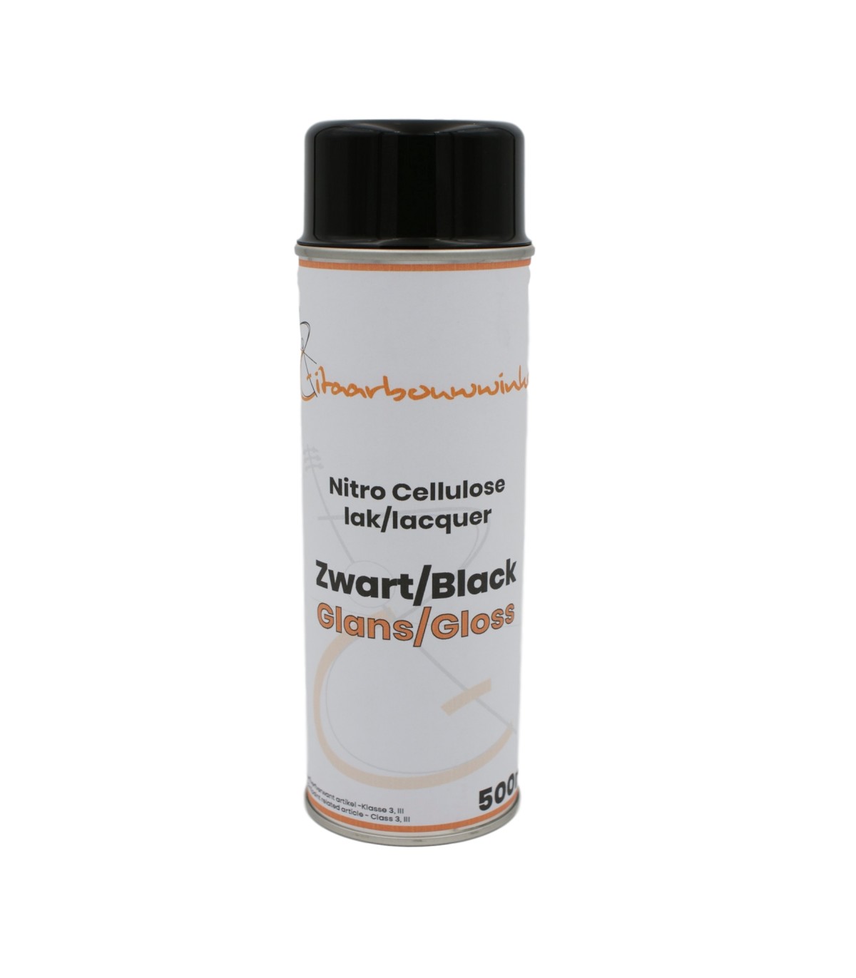 Nitrocellulose / Nitro Lack Spray 400ml transparent Schwarz