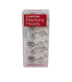 Gotoh SE700-06MN/B tuning machines for acoustic guitar.