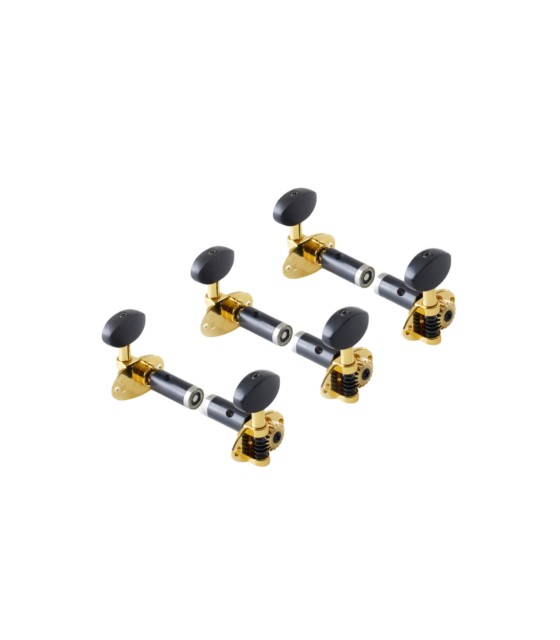 Schertler stemmechanieken - TBR - goud - voor klassiek gitaar met een eigentijds design en lagers.
