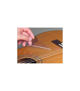 6pcs Pickguard de guitare durable, autocollant de pickguard de guitare  anti-rayures, plastique pour la plupart des guitares - Ambre