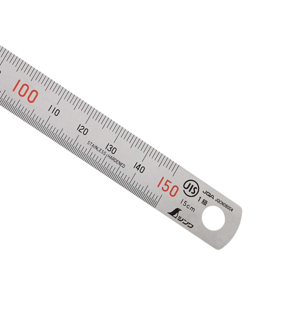 Règle en acier inoxydable Hosco® 150 mm