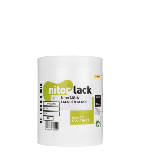 NitorAQUA lak glans 1 liter