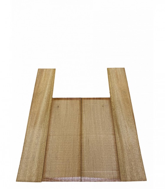 Honduras mahogany (Swietenia macrophylla) back and sides set for acoustic guitar.