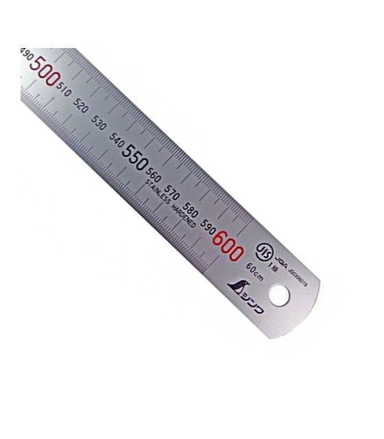 Shinwa ruler stainless steel 600mm