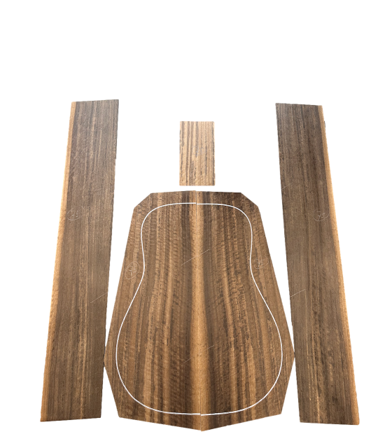 Eucalyptus Back and Sides Set 75 for Acoustic Guitar