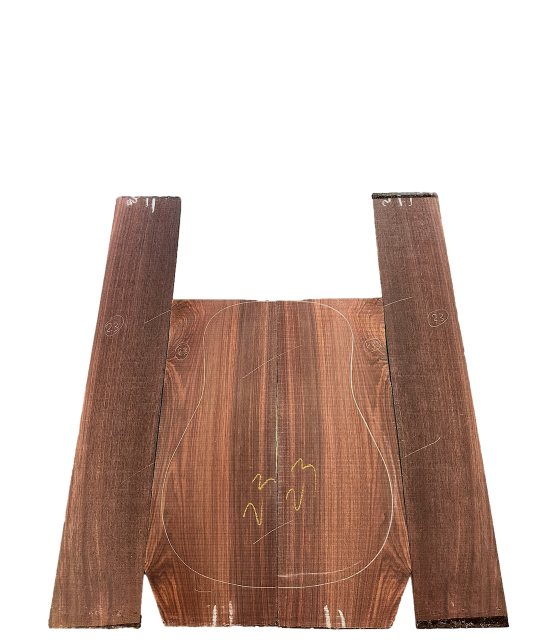 Indian rosewood back and sides set 23 for acoustic guitar