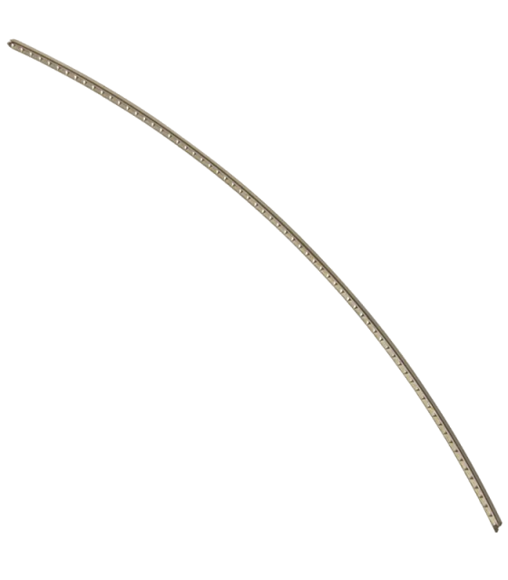 Fil de frettes JESCAR 2 mm, 8 % maillechort