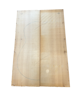 Old European AA spruce top, at least 60 years old, for acoustic guitar.