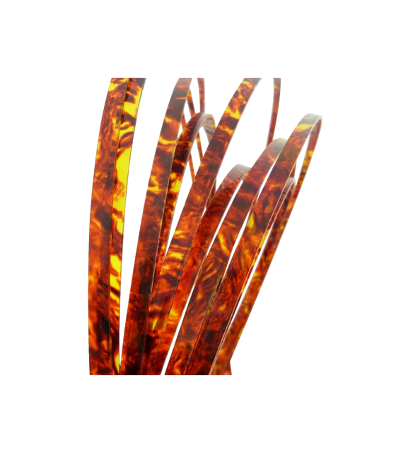 Incudo celluloid guitar binding light tortoise shell