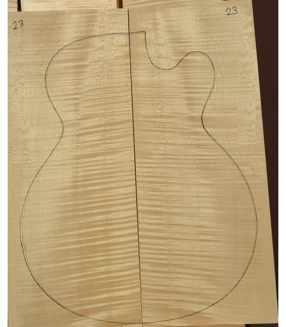 Maple zij-en achterblad AA