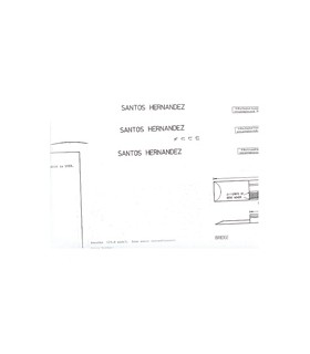 Santos Hernandez Flamenco bouwtekening